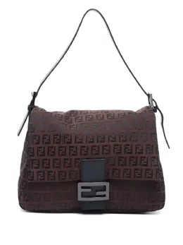 Fendi Pre-Owned: Коричневая сумка 