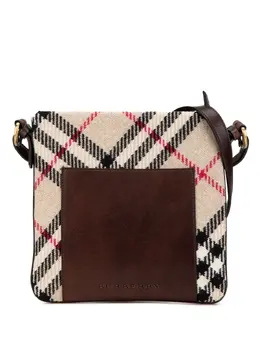 Burberry Pre-Owned: Коричневая сумка через плечо 