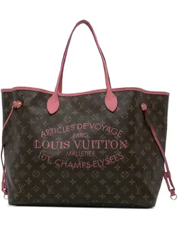 Louis Vuitton Pre-Owned: Коричневая сумка-шоппер 