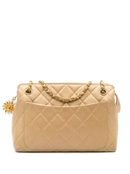 CHANEL Pre-Owned: Коричневая сумка через плечо 