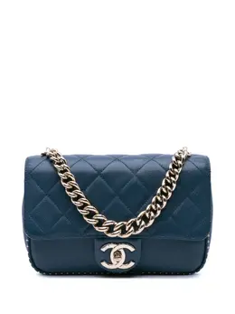 CHANEL Pre-Owned: Голубая сумка 