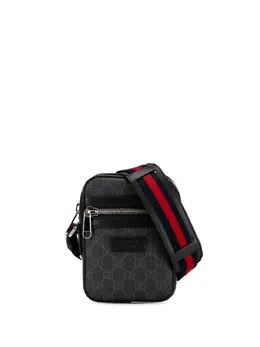 Gucci Pre-Owned: Чёрная сумка через плечо 