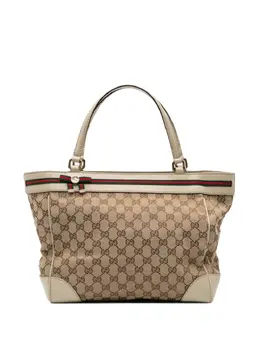 Gucci Pre-Owned: Коричневая сумка-шоппер 