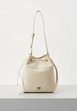 Pinko: Бежевая сумка 