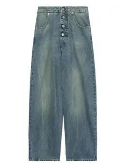 MM6 Maison Margiela: Голубые джинсы 