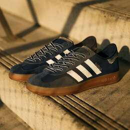 Adidas: Синие кроссовки  Gazelle