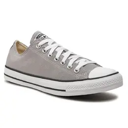 Converse: Серые кроссовки  Chuck Taylor All Star Ox