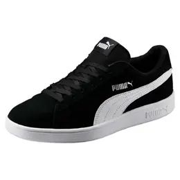 PUMA: Чёрные кроссовки  Smash V2