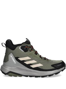 Adidas: Зелёные кроссовки  Terrex