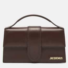 Jacquemus: Тёмная сумка  Le Grand Bambino