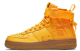 Nike: Оранжевые кроссовки  Air Force 1
