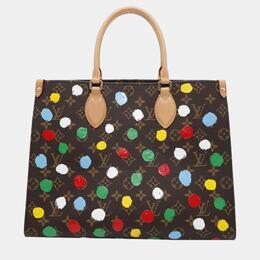 Louis Vuitton: Коричневая сумка-шоппер 