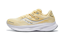 Saucony: Жёлтые кроссовки 