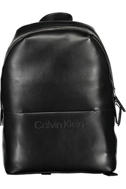 Calvin Klein: Чёрный рюкзак 