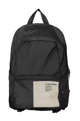 Calvin Klein: Чёрный рюкзак 