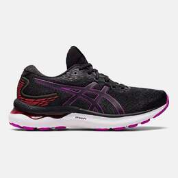 Asics: Чёрные кроссовки 