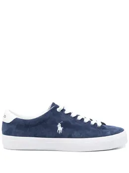 Polo Ralph Lauren: Синие кроссовки 