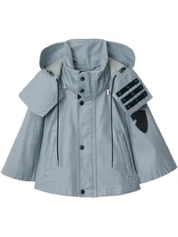Burberry: Плащ с капюшоном 