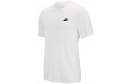 Nike: Белая футболка 