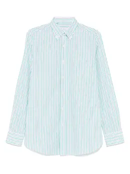 Brioni: Рубашка в полоску 