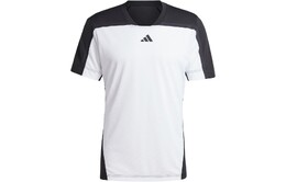 Adidas: Белая футболка 