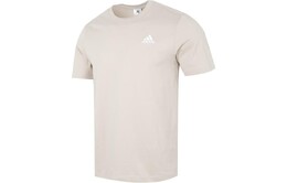 Adidas: Бежевая футболка 