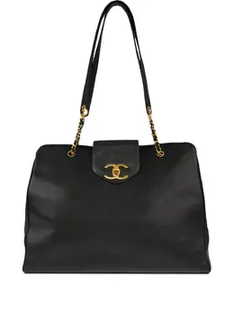 CHANEL Pre-Owned: Чёрная сумка 