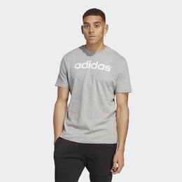 Adidas: Серая футболка 