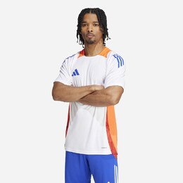 Adidas: Белая футболка 