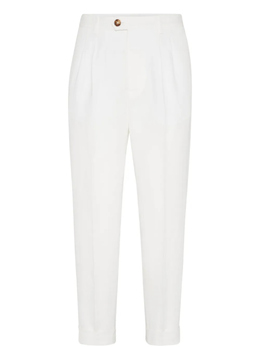 Brunello Cucinelli: Белые брюки 