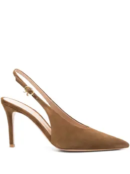 Gianvito Rossi: Коричневые туфли 