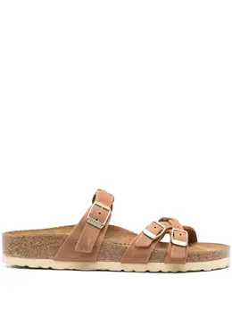 Birkenstock: Коричневые сандалии 