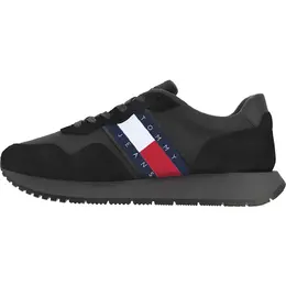 Tommy Jeans: Чёрные кроссовки 