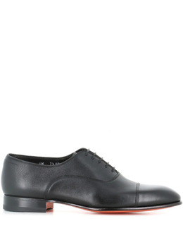 Santoni: Чёрные туфли 