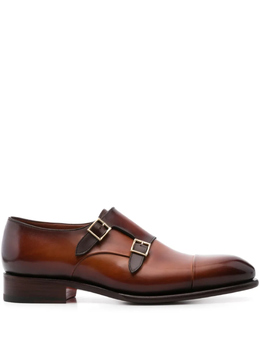 Santoni: Коричневые туфли 