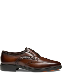 Santoni: Коричневые туфли 