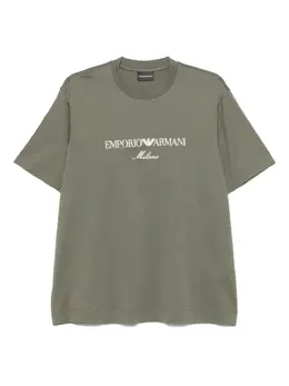 Emporio Armani: Зелёная футболка 