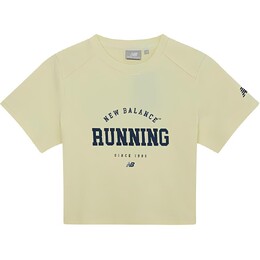 New Balance: Жёлтая футболка 