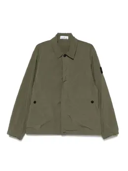 Stone Island: Зелёная куртка  Compass