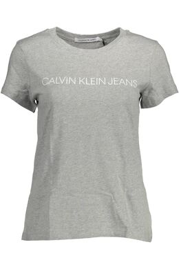 Calvin Klein: Серая футболка 