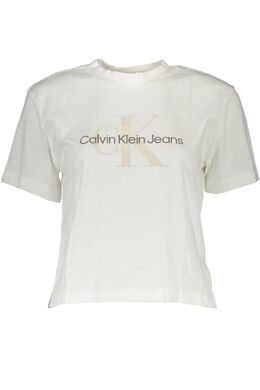 Calvin Klein: Белая футболка 