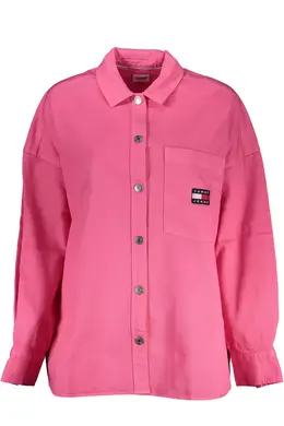 Tommy Hilfiger: Розовая рубашка 