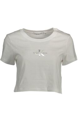 Calvin Klein: Белая футболка 
