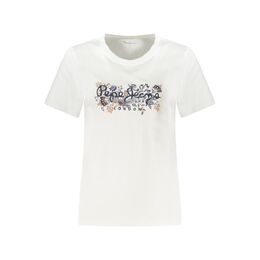 Pepe Jeans: Белая футболка 