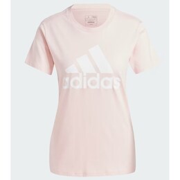 Adidas: Розовая футболка 