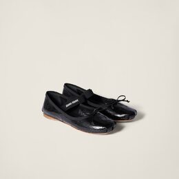 Miu Miu: Чёрные балетки 
