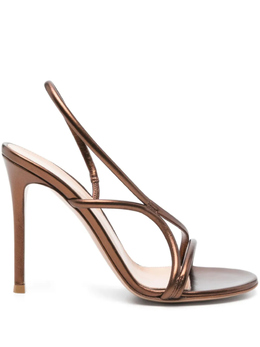Gianvito Rossi: Коричневые сандалии 