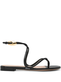 Gianvito Rossi: Чёрные сандалии 