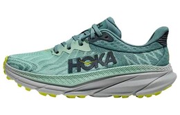 Hoka One One: Зелёные кроссовки 