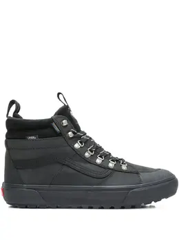 Vans: Чёрные кроссовки  Patch